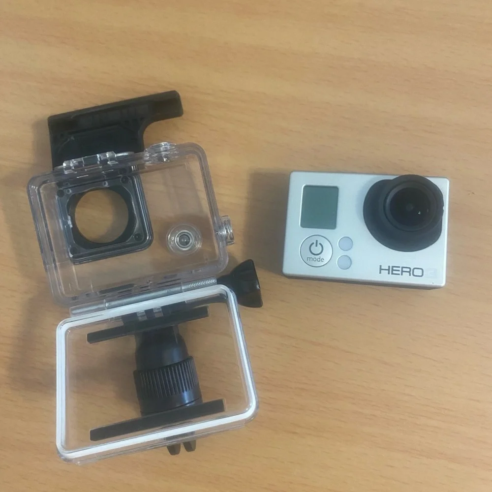 GoPro HERO3 with waterproof case